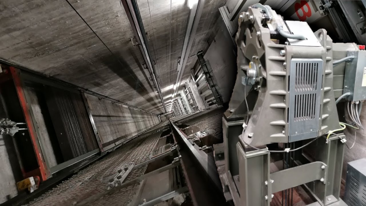 2 SCHINDLER HIGH-RISE GEARLESS Lifts in Berne, Switzerland