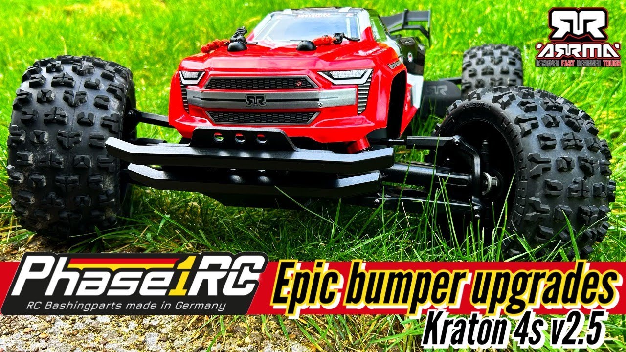 Transform Your RC Experience: Upgrade the Arrma Kraton 4s v2.5 RC Bumper for Maximum Strength!