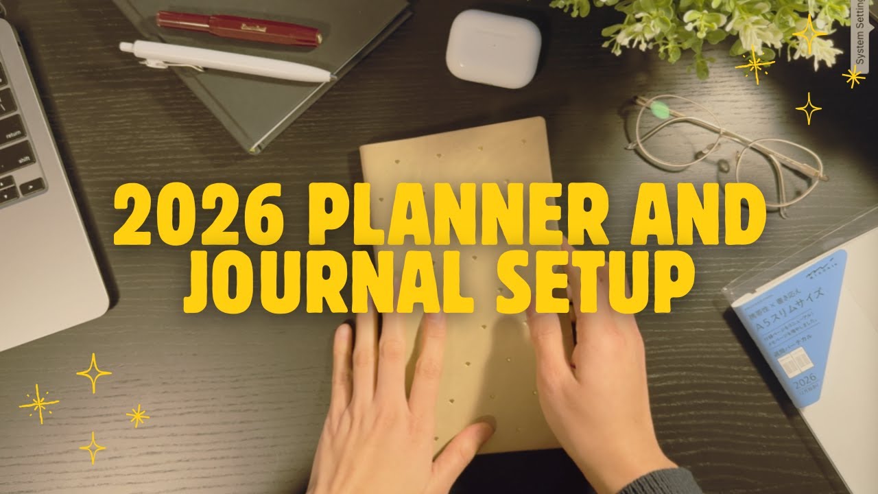 My 2026 planner and journal setup | Midori PRD + Travelers Notebook + Kunisawa 👀📒