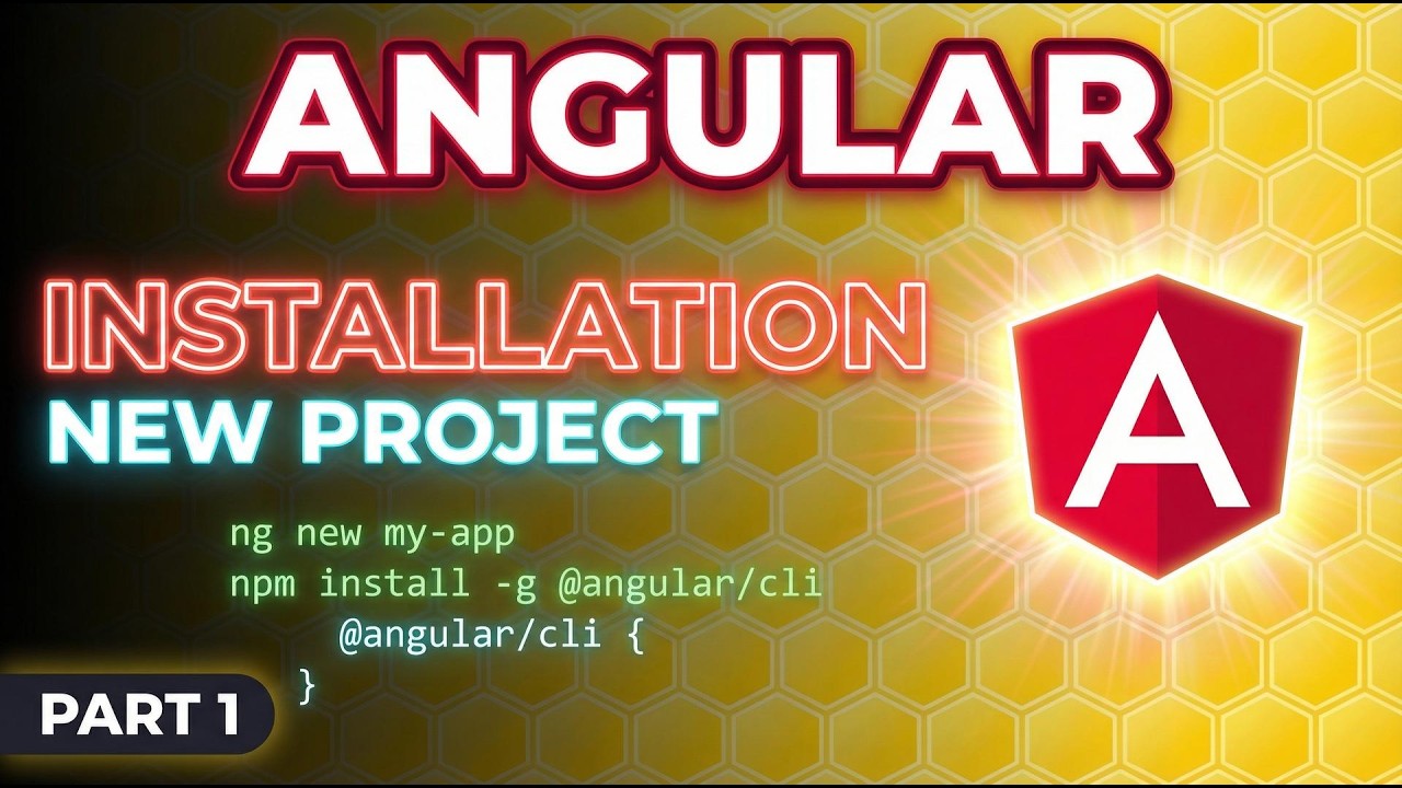 Angular 21 - 1. Installation, Create new project