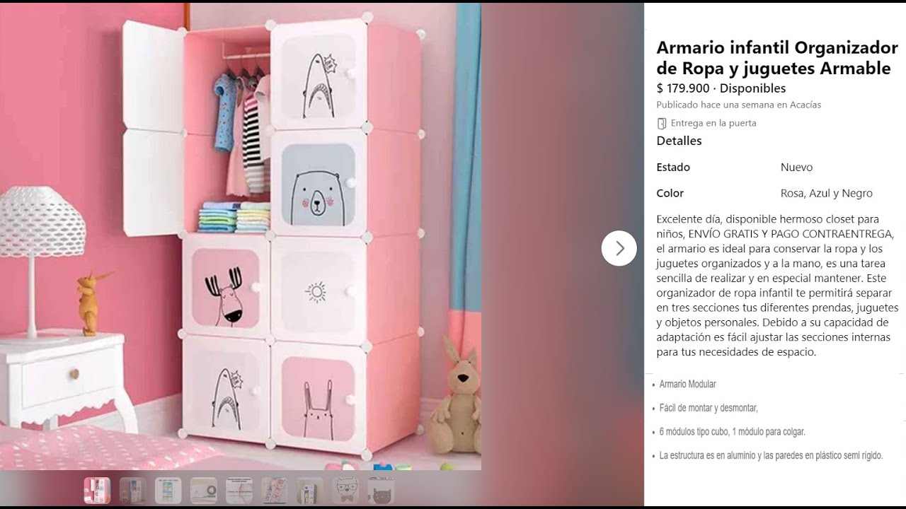 Tutorial de Cómo Ensamblar Fácil Armario Modular Infantil