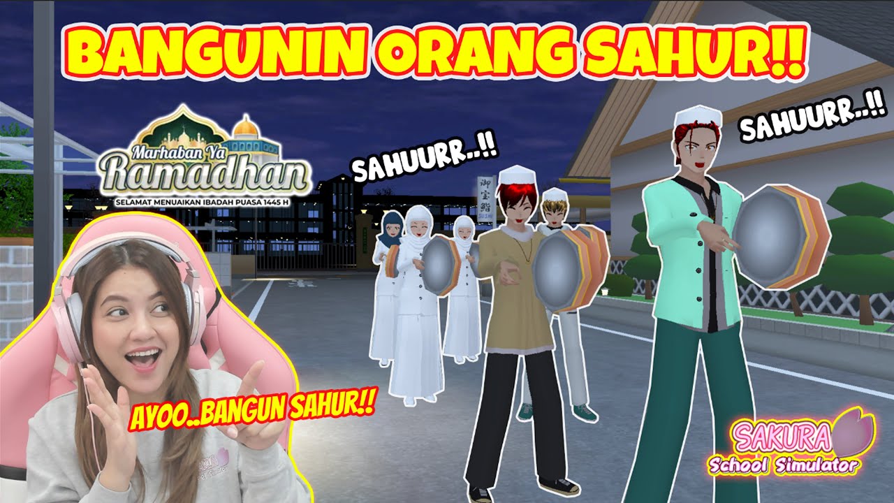 BIYAN & FRIENDS [Menyambut Ramadhan 1445 Hijriah] || Drama Sakura School Simulator 2024