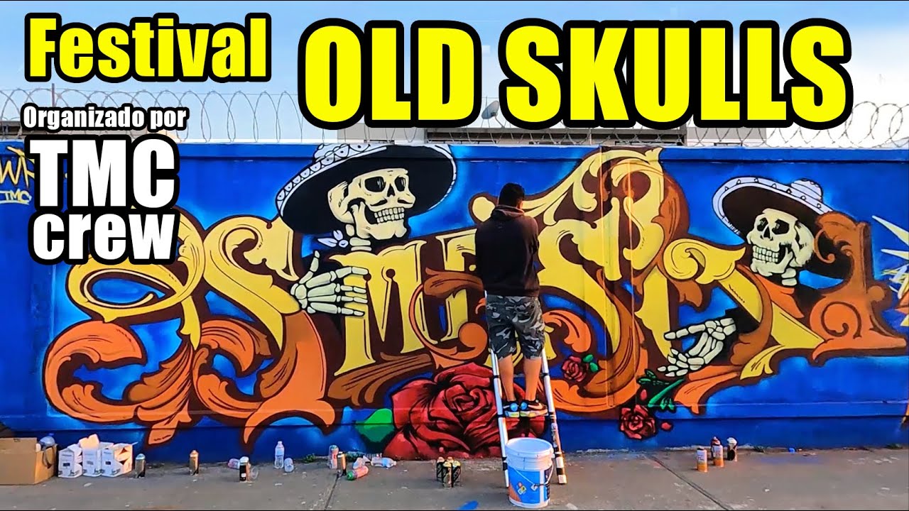 Festival de graffiti OLD SKULLS en Chalco, Edomex/2022