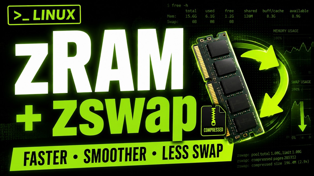 Использование zram и zswap в Linux