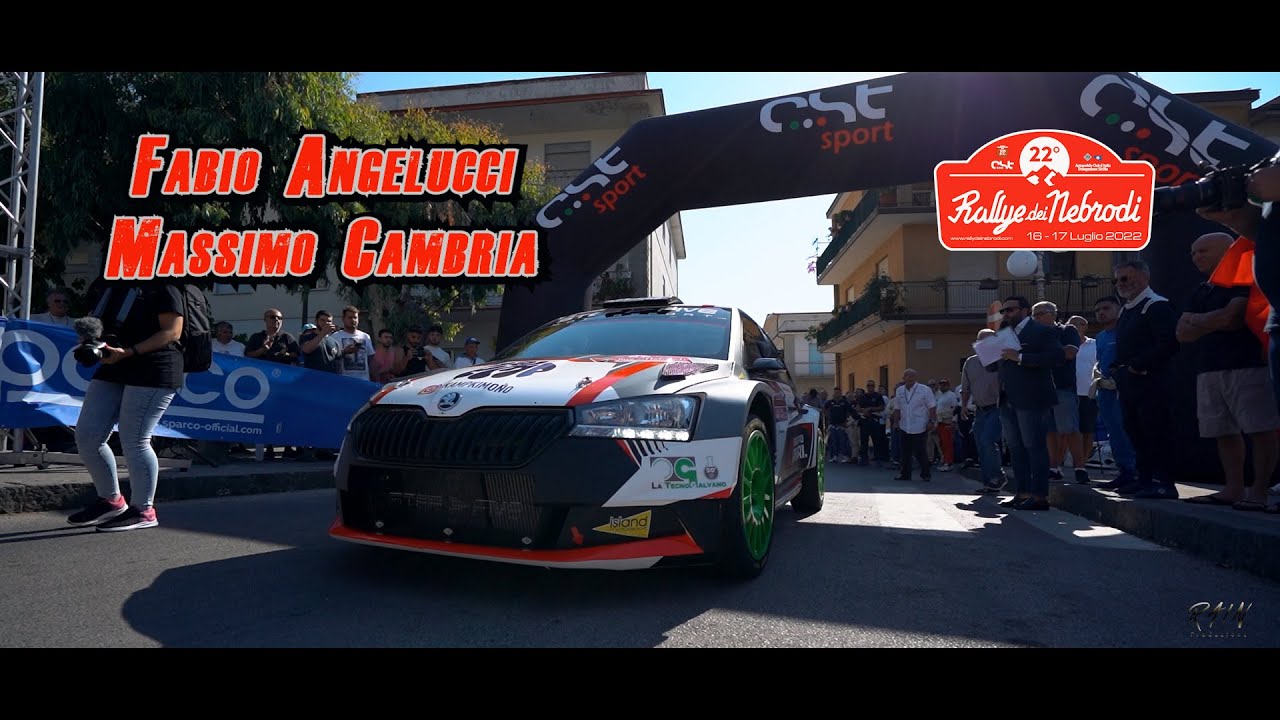 Rally dei Nebrodi 2022 - Fabio Angelucci/Massimo Cambria (Skoda Fabia R5)