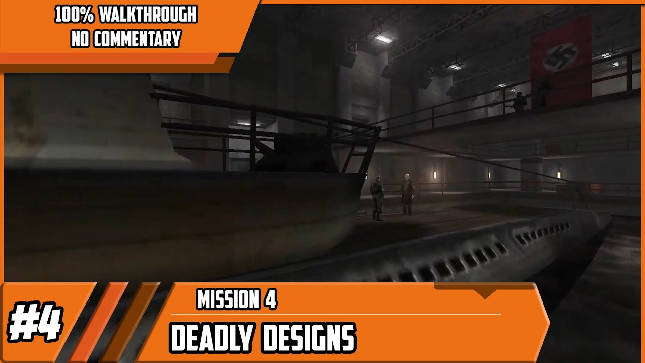 Return to Castle Wolfenstein Walkthrough (100%) - Mission 4: Deadly Designs