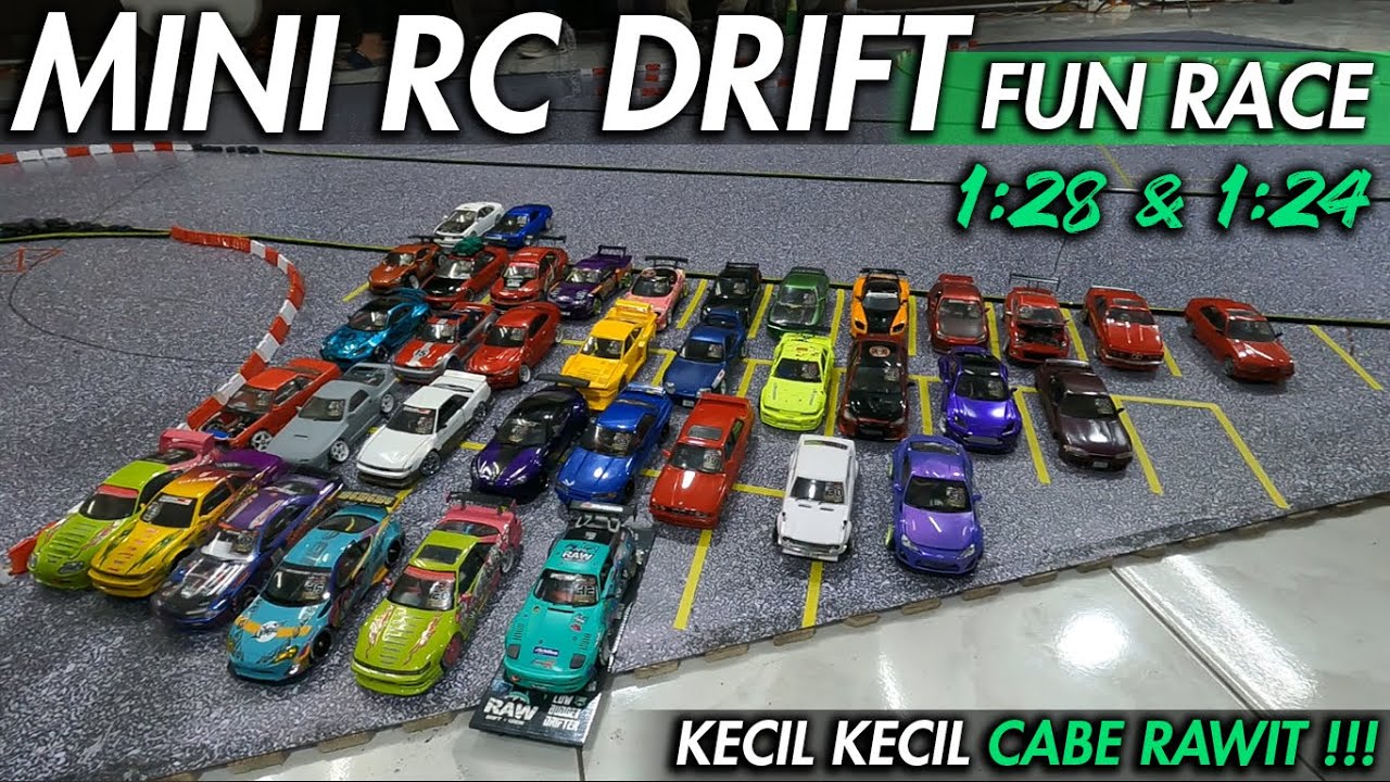 DIZZI MINI RC DRIFT RWD 1:28 1:24 FUN RACE KUNINGAN CITY 14 JULI 2024 | MINI RC INDONESIA