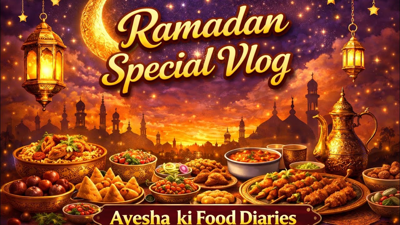 رمضان مبارک 💛 برکتوں بھرا پہل ولاگ | Ayesha ki Food Diariesرمضان اسپیشل ولاگ | 
