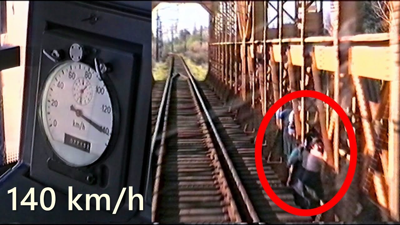 Año 1998 - Casi atropello en puente Hospital - Cabina de conducción de UT440 Metrotren doble
