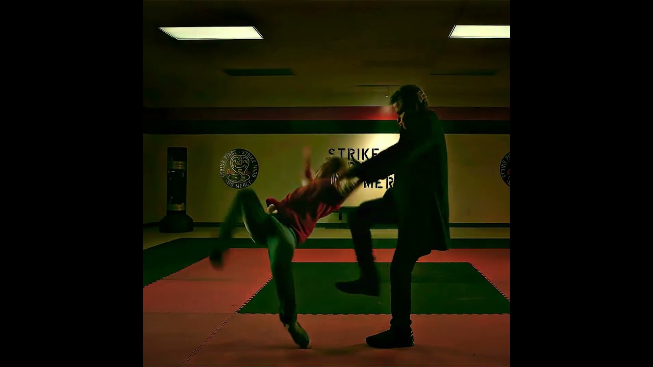 Johnny Lawrence vs Kreese💀 #cobrakai #johnnylawrence #johnkreese  #edit