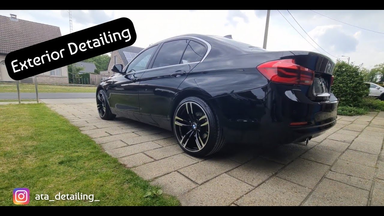 Пенная мойка BMW 3 серии и первые детали экстерьера (ASMR)