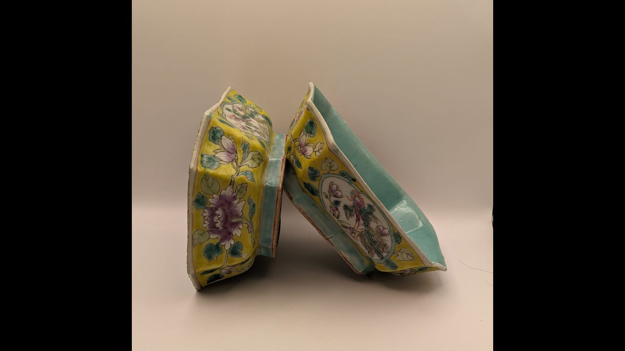 A Pair of Antique Nyonyaware Bowls