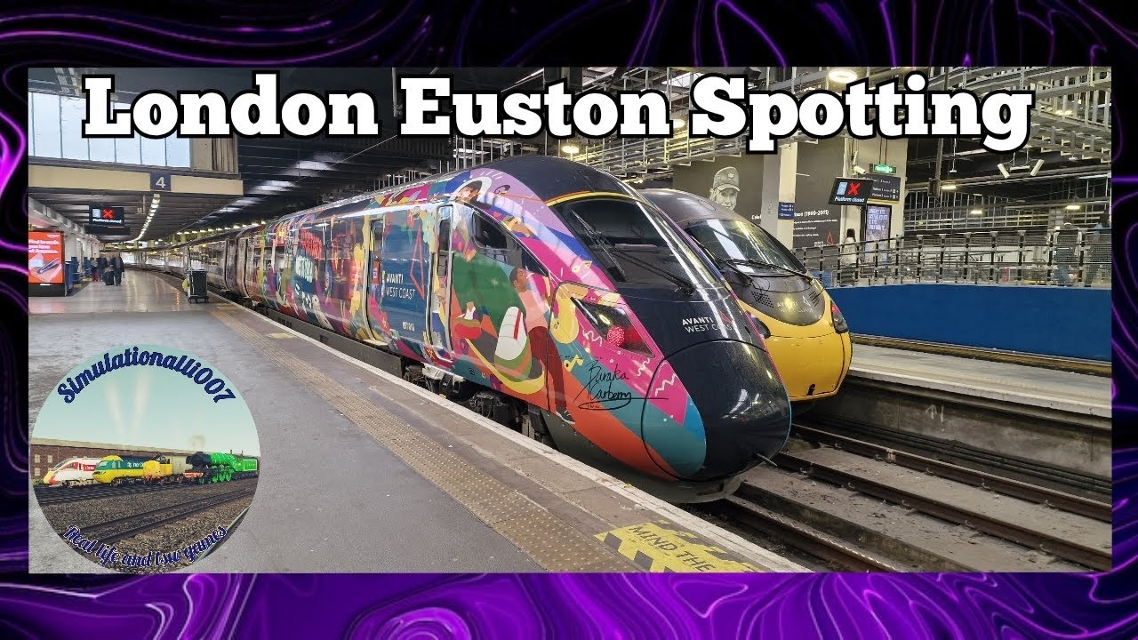 London Euston train Spotting extravaganza 