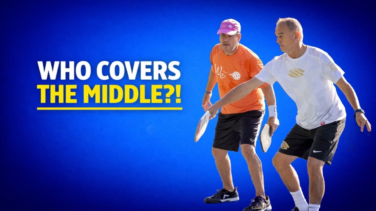 How to Handle a Pickleball Shot Down the Middle | Pickleball Doubles Strategy