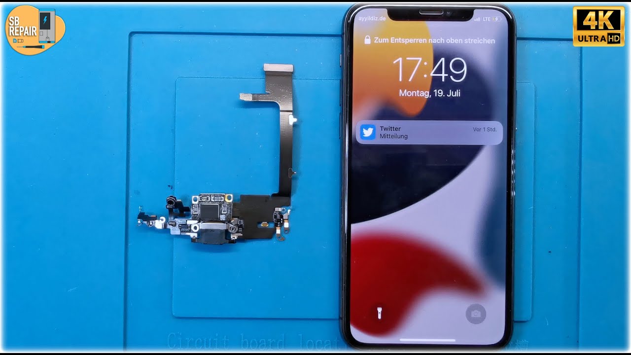 Замена гнезда для зарядки iPhone 11 pro # iPhone11pro