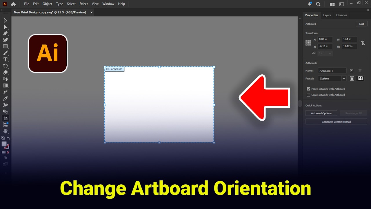 Step‑by‑Step: Change Artboard Orientation in Illustrator