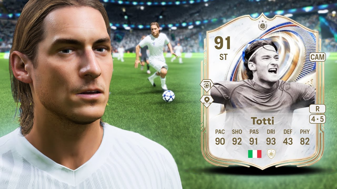 91 TOTTI TOTY ICON SBC PLAYER REVIEW IN FC 26 | FC 26 ULTIMATE TEAM