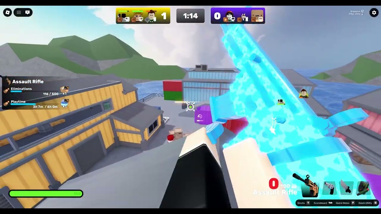 Playing rivals with my friends