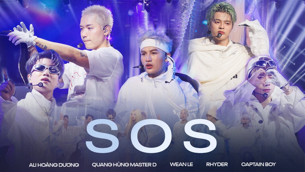 CAPTAIN BOY -  SOS (ft. Ali Ho&agrave;ng Dương, Quang H&ugrave;ng MasterD, WEAN, RHYDER) - Lyrics Video