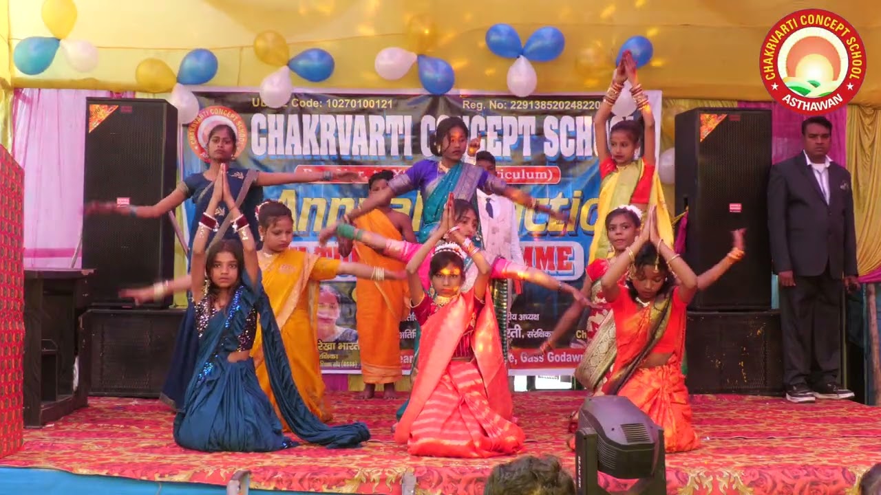 Buddham sarnam gacchami 🙏 School Program 🎈 Annual function, #c_c_school #school vedeo