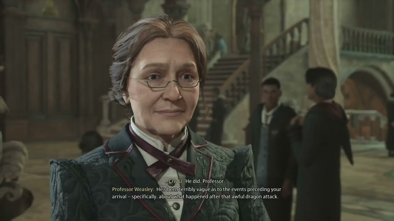 Hogwarts Legacy || Talking with Professor Weasley