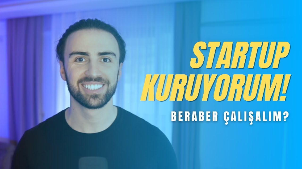 işimden istifa ettim - startup kuruyorum!