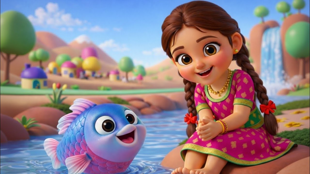 Machli Jal Ki Rani Hai | The Fish Song | Popular Hindi Rhymes | Happy Rhymes 