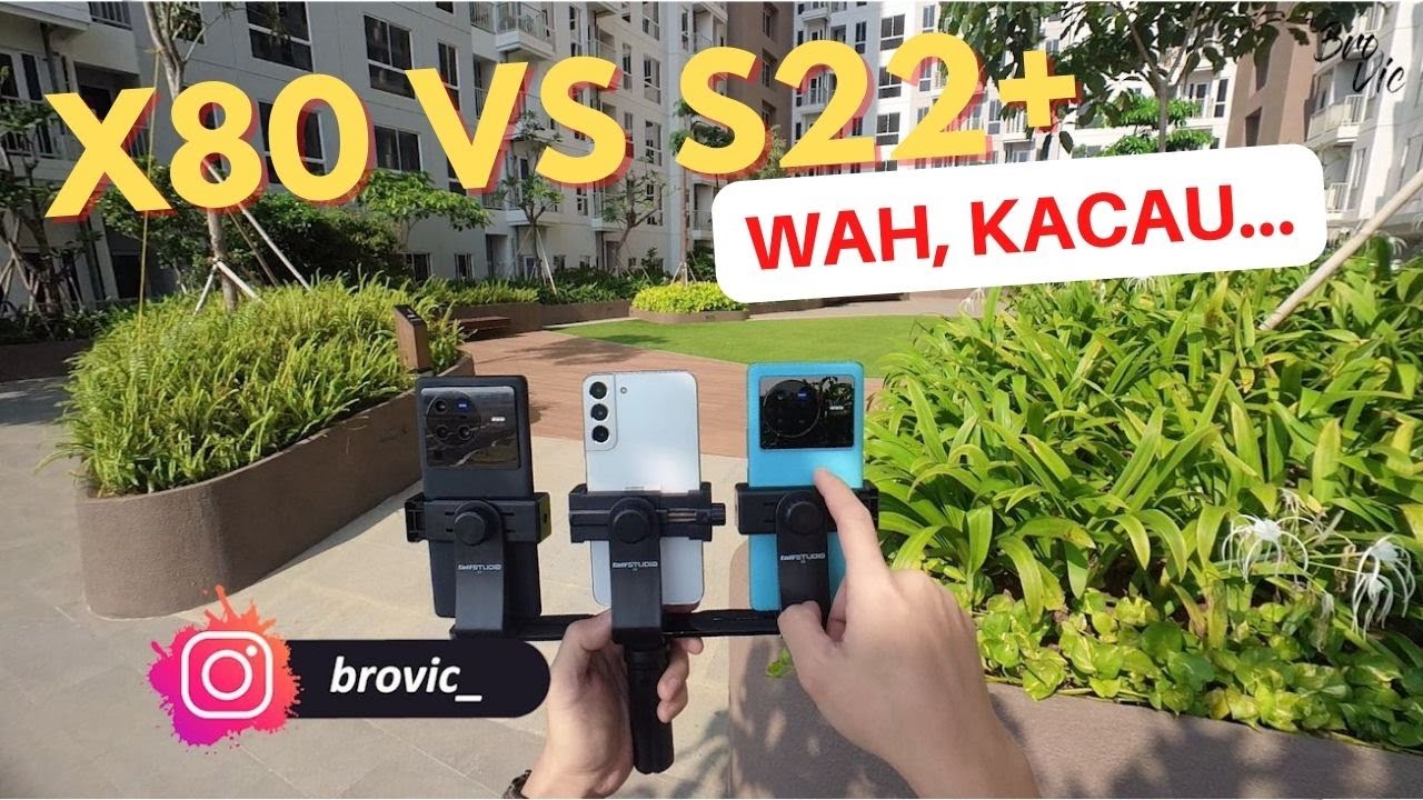 vivo X80 Series VS Samsung S22 Plus | Test Kamera
