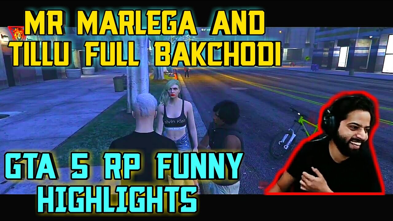 Mr marlega and Tillu full bakchodi funny moments!! Ft. Rakazone Gaming GTA 5 RP Funny Highlights