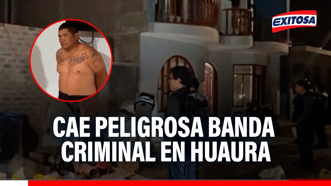 🔴🔵 Golpe al crimen en Huaura: Caen miembros de 'La Nueva Generación de Medio mundo'