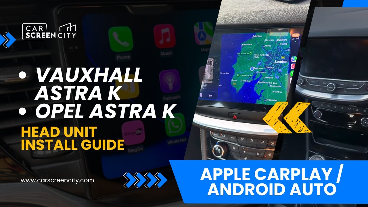 Установка экрана VAUXHALL / OPEL ASTRA K (2015-2022) | Полное руководство