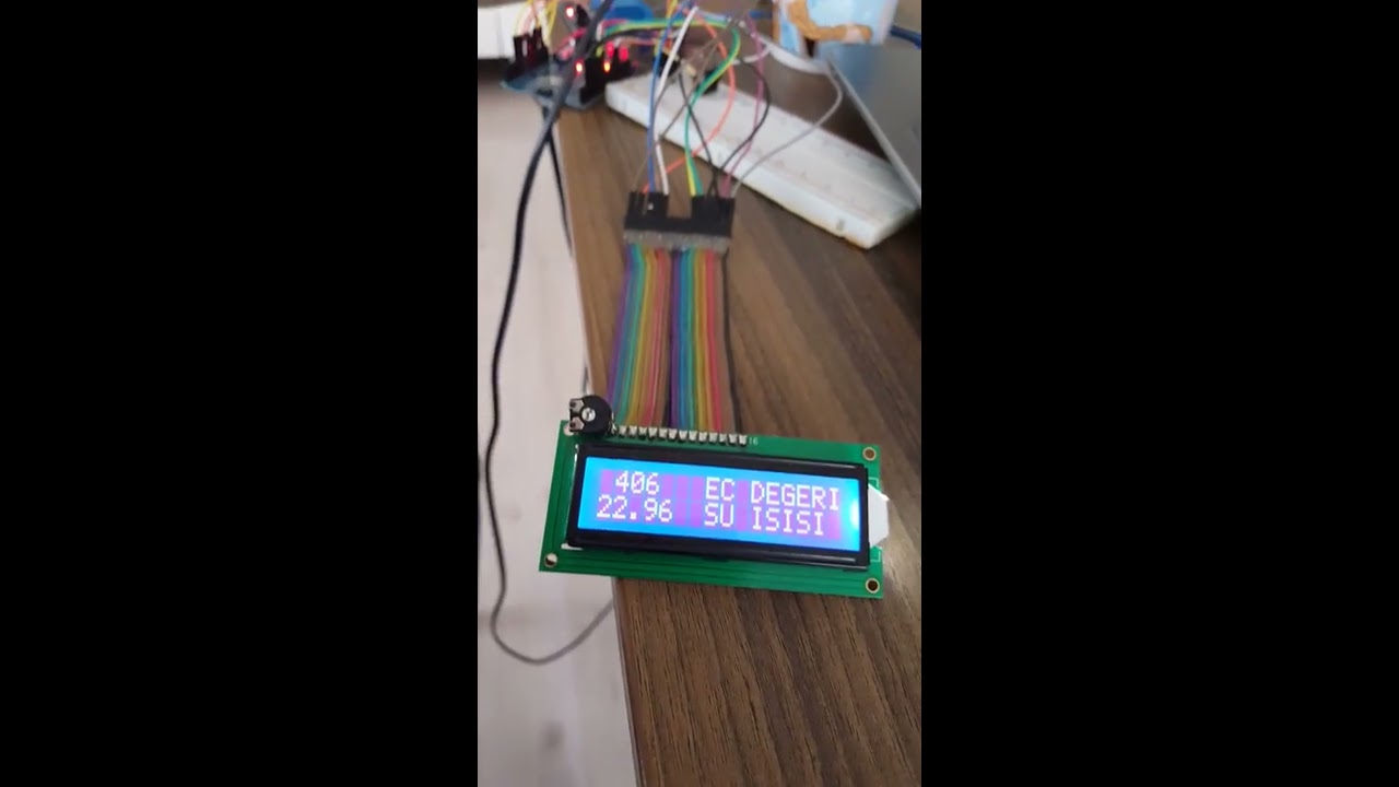 Arduino ile hidroponik topraksız tarım ec ölçer. Arduino ile ısı ölçer.