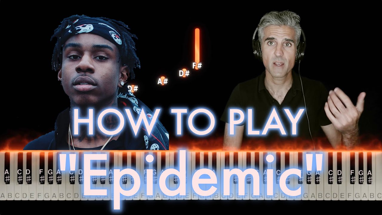 Polo G - Epidemic PIANO TUTORIAL (how to ACTUALLY play it) | Sheet Music | Chords | i'm so sick of