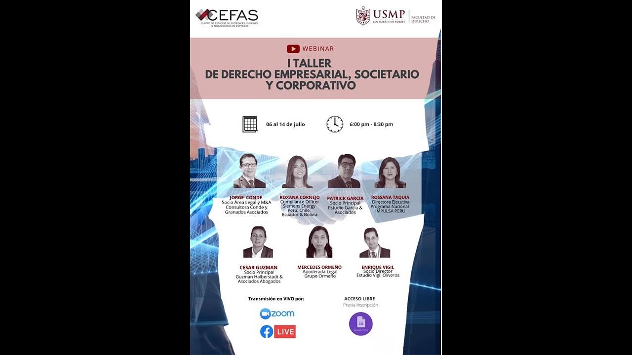I TALLER DE DERECHO EMPRESARIAL, SOCIETARIO Y CORPORATIVO