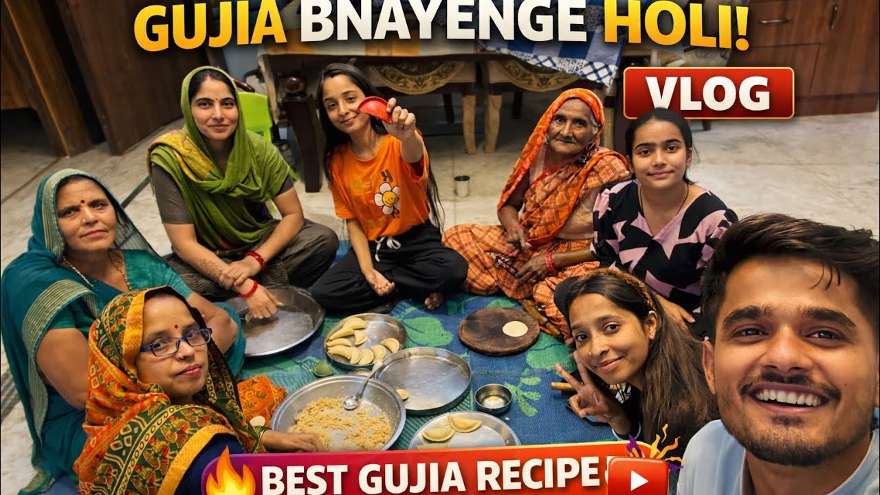 Gujiya bnayenge Holi special 👈🏻 #subscribe #holi #familyvlog #shorts #vlog 