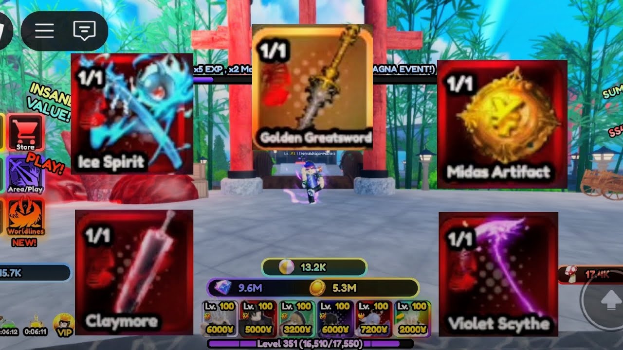 Showcasing every new artifact in Anime Guardians #animeguardians #towerdefense 