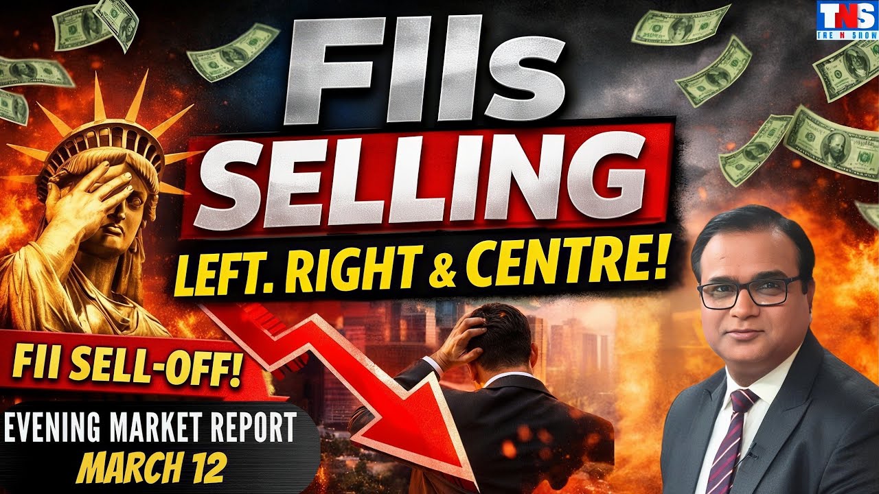 Stock Market Crash Continues! FII Selling ₹7000 Cr | Nifty Heading to 22000? | The N Show