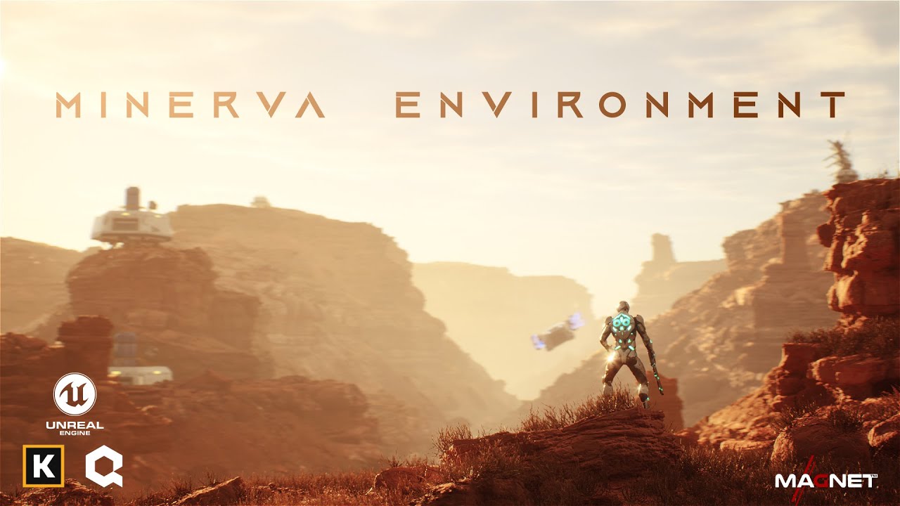 Unreal engine 5.1 Minerva  environment design II kitbash II Quixal