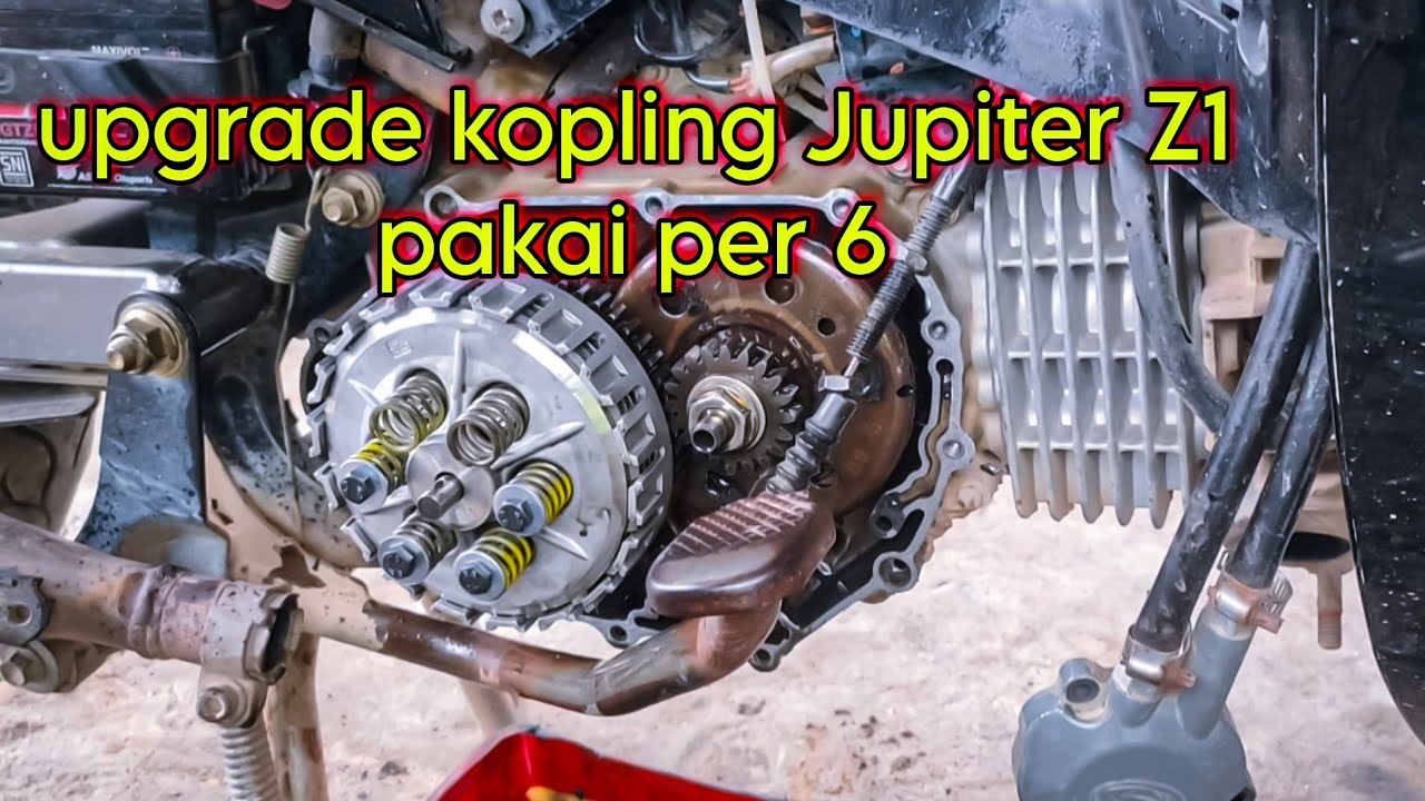 Jupiter Z1 Pasang rumah kopling per 6 punya bocil biar Auto jengat
