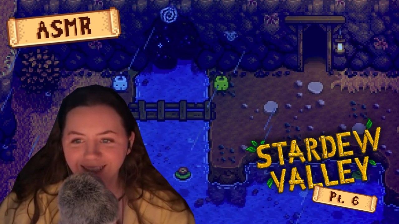 ASMR Stardew Valley Pt. 6 | mouse clicking, keyboard sounds, close up whispers, game sounds