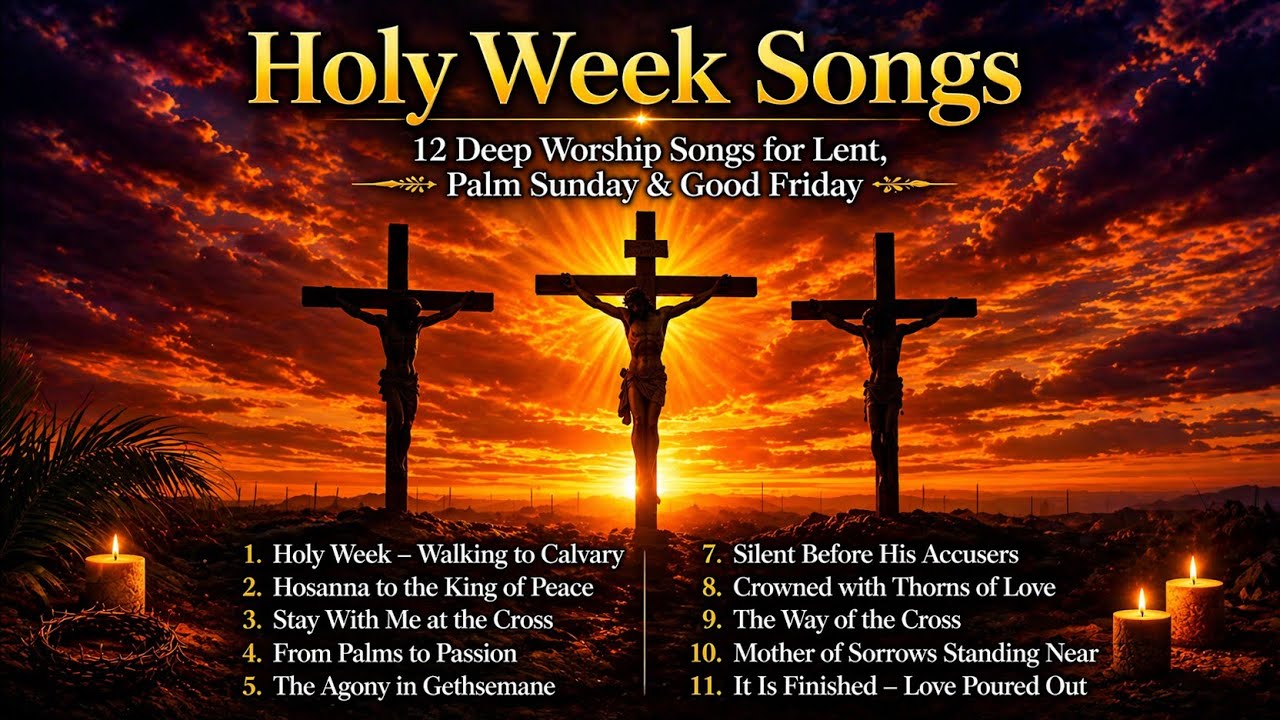 Holy Week &ndash; Walking to Calvary | 12 Deep Worship Songs for Lent, Palm Sunday & Good Friday