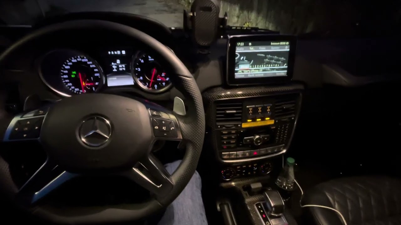 Mercedes-Benz G63 AMG how to activate the differential locks - Aktivierung Differenzialsperre