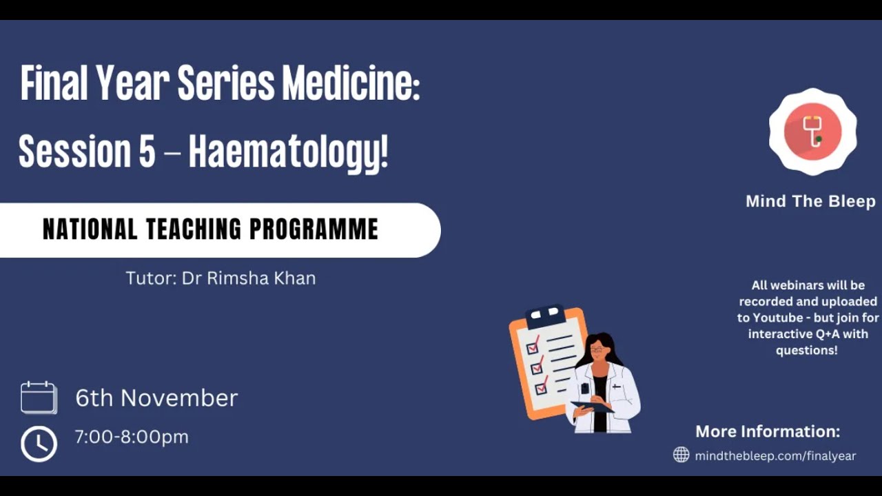 Final Year Series: Haematology