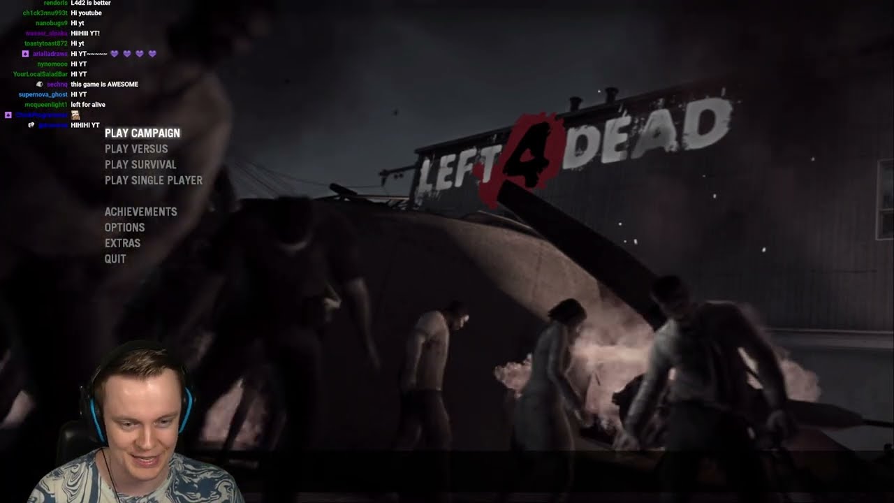 Insym Plays Left 4 Dead for the FIRST TIME with CJ and Psycho - Livestream from 3/8/2023
