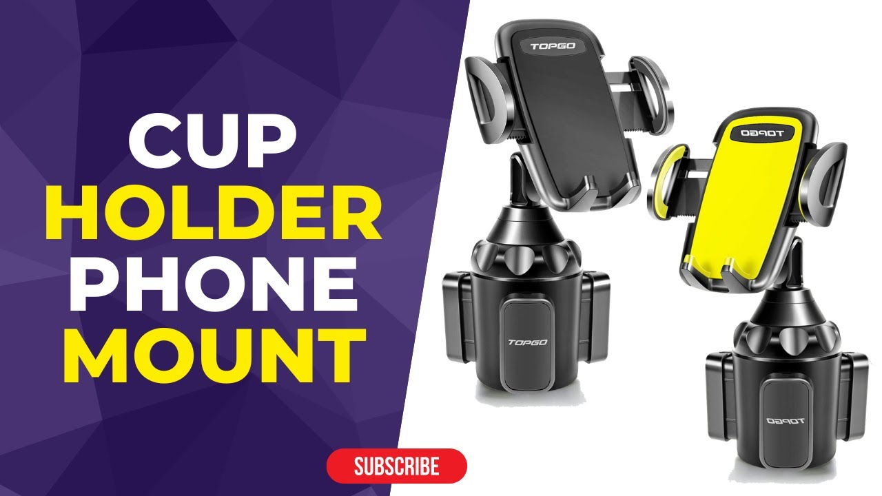 TOPGO Cup Phone Holder for Car | iPhone and Androids