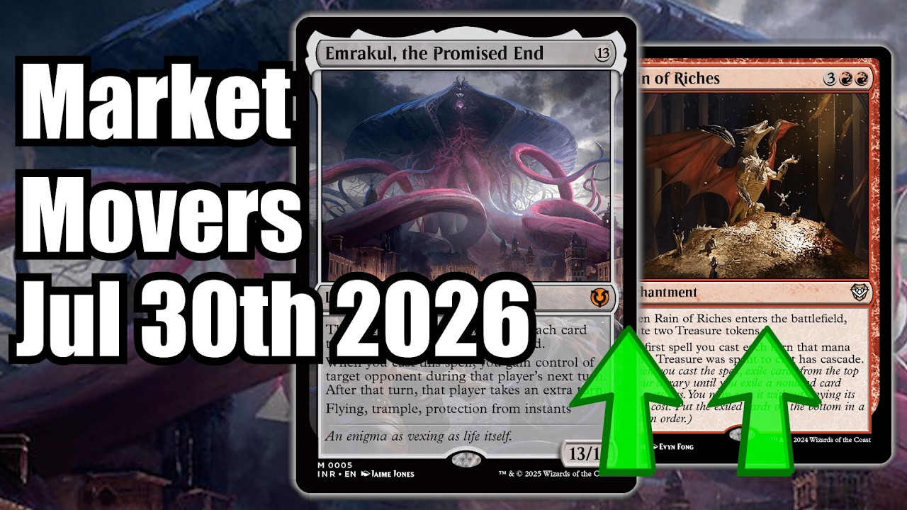 Движение цен на рынке MTG &mdash; 30 июля &mdash; Карты в тренде! Rain of Riches и Emrakul, the Promised End!
