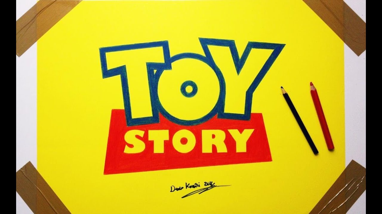 TOY Story Logo Drawing - Fan Art How To Draw
