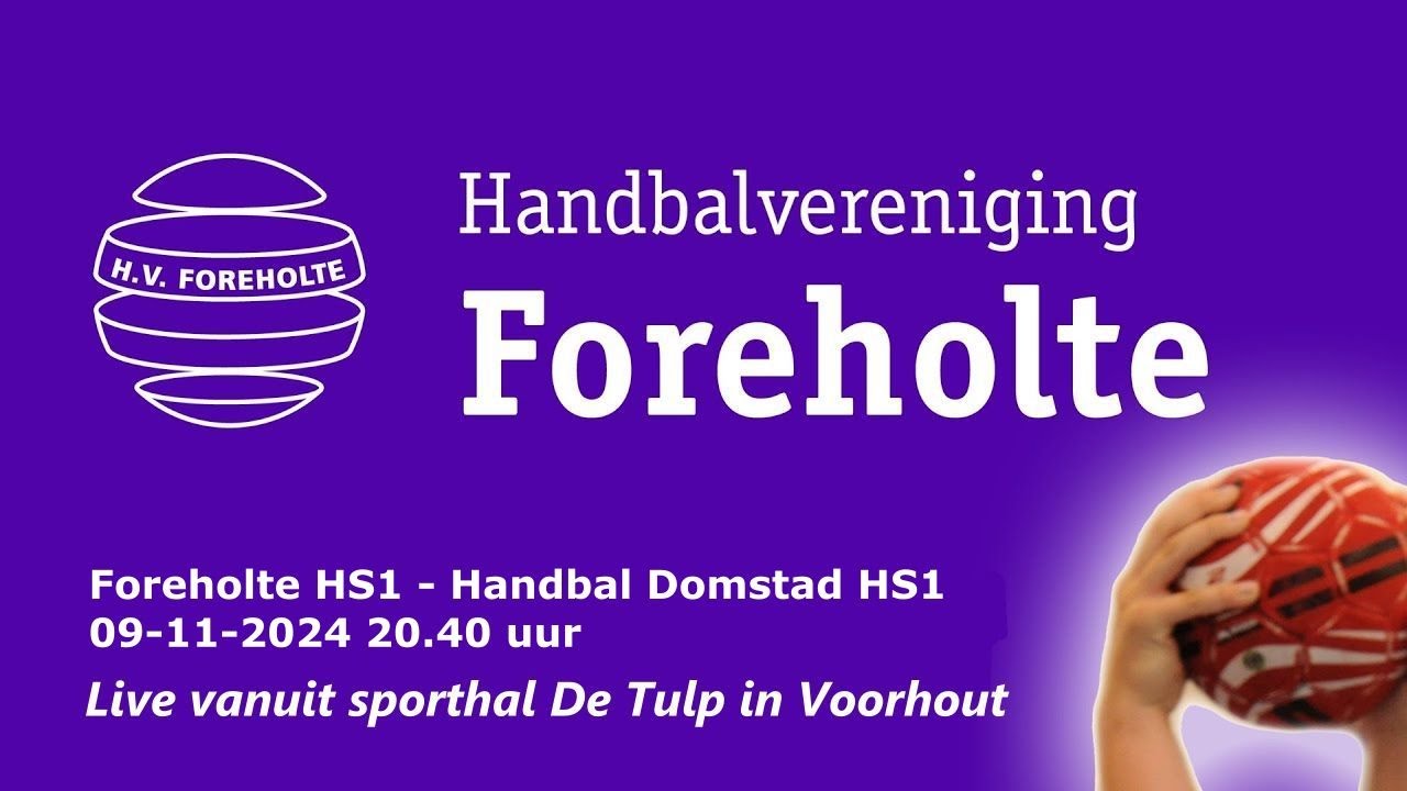 Foreholte HS1 - Handbal Domstad HS1 (09-11-2024)