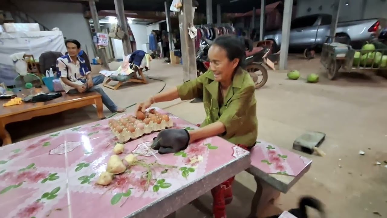 เศรษฐกิจพอเพียงตาชานน่าทึ่งมากมีทุกอย่าง/ สั่งออเดอร์ไข่ไว้กับยายสมควร