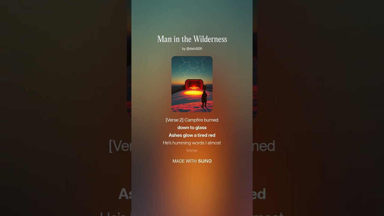 Man in the Wilderness